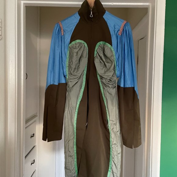 Kiko Kostadinov FW19 Zip Shirt Dress Jacket Sportswear Piece - Picture 4 of 12